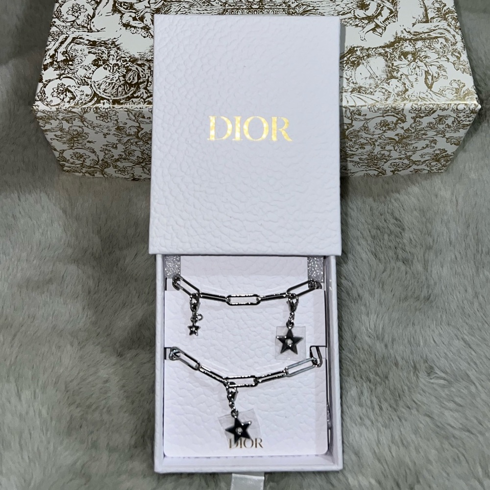 Christian Dior Phone Charm - Silver
